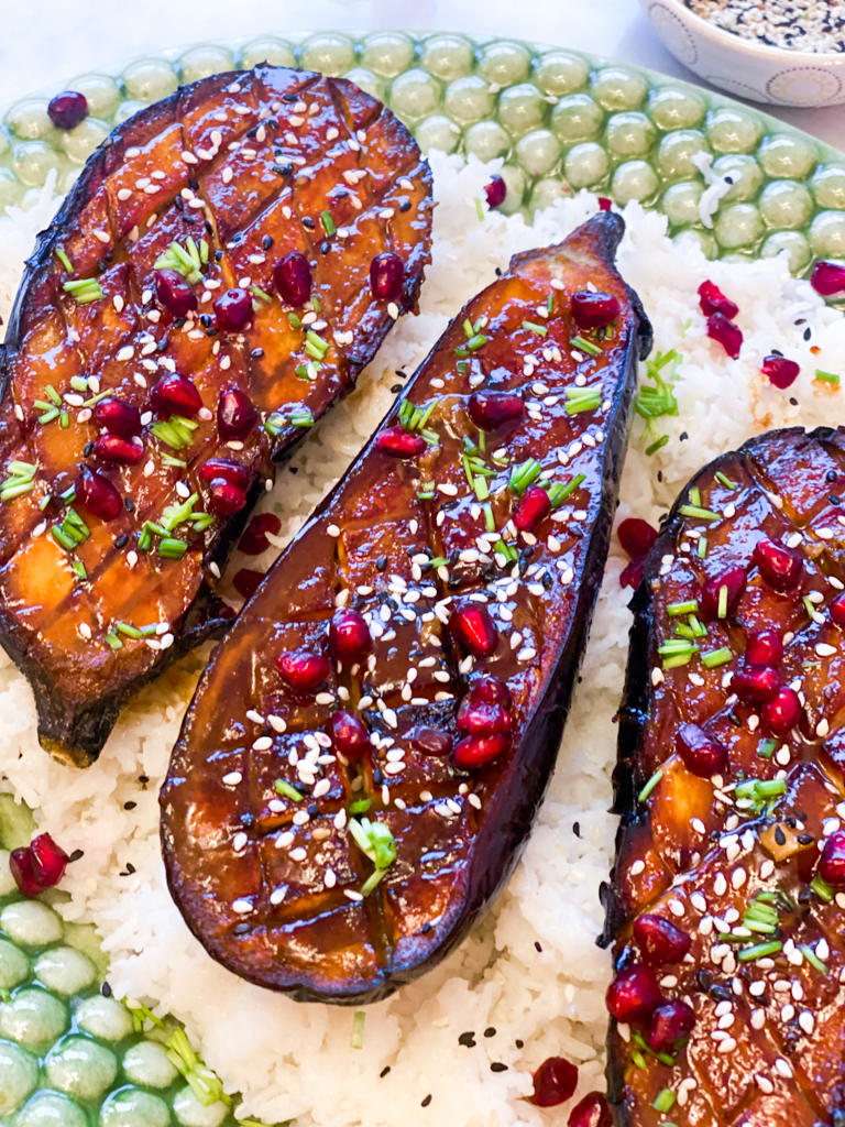 Geroosterde Miso Aubergines Nasu Dengaku Recept Betty S Kit