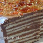 dobos torta chocolade laagjestaart