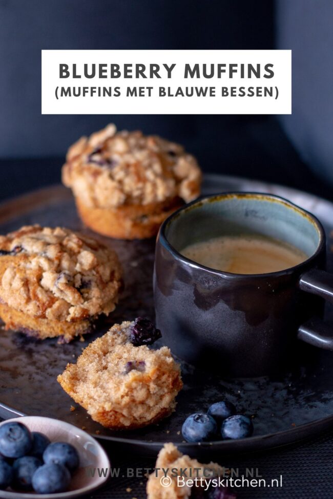 recept blueberry muffin met blauwe bessen © bettyskitchen.nl