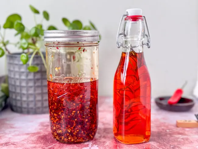 zelf chili olie maken