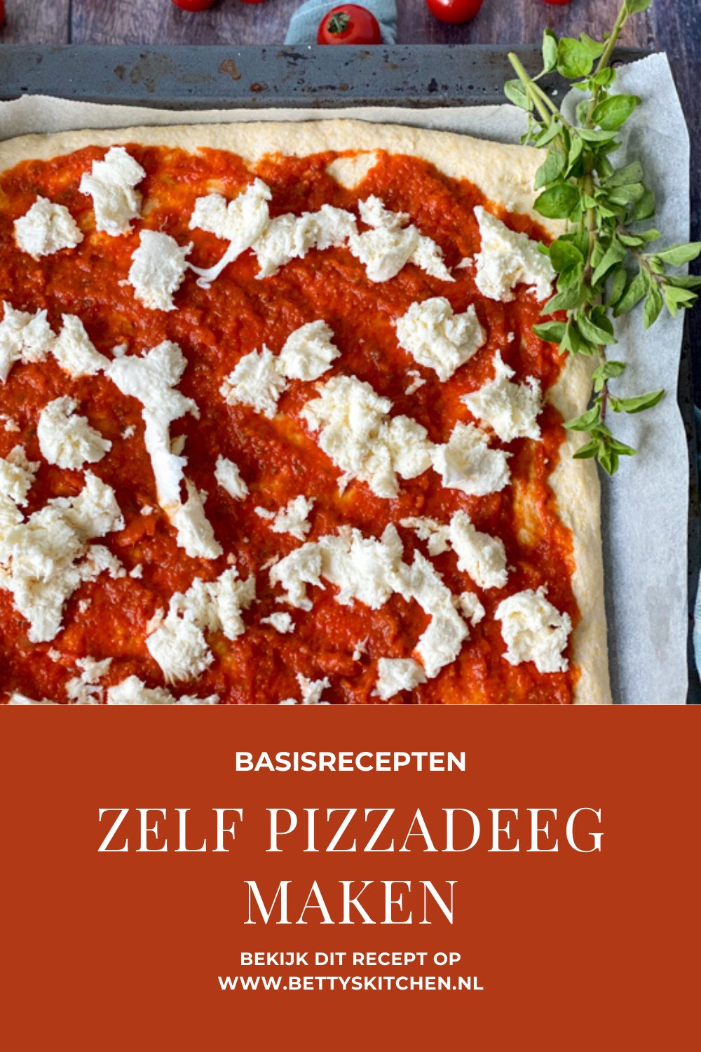 Zelf pizzadeeg maken Recept Betty