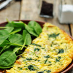 italiaanse omelet met spinazie hartig ontbijt low carb recept