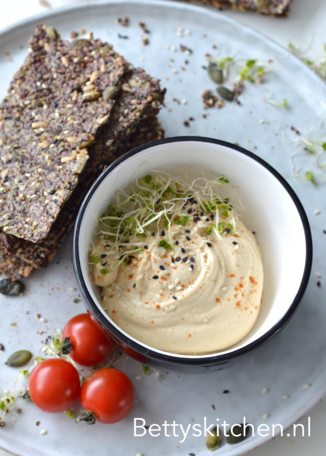 hummus kikkererwten dip recept betty's kitchen