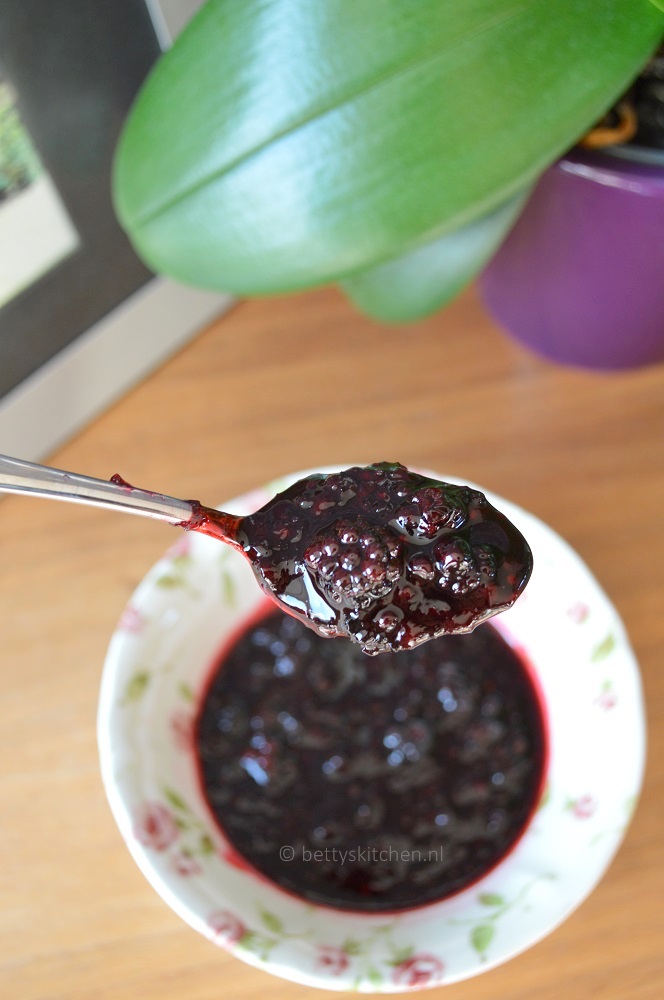 Bramen jam zelf maken Betty's Kitchen Foodblog