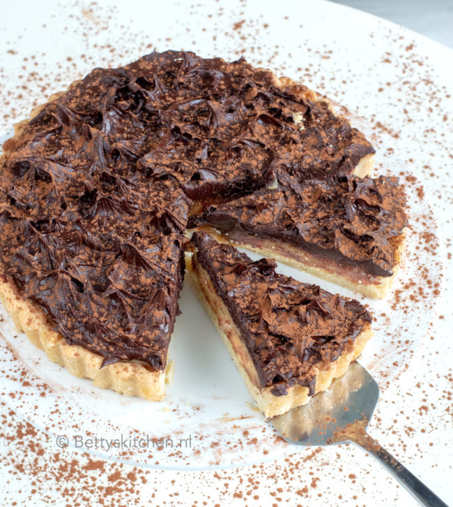 recept chocolade karamel taart © bettyskitchen.nl