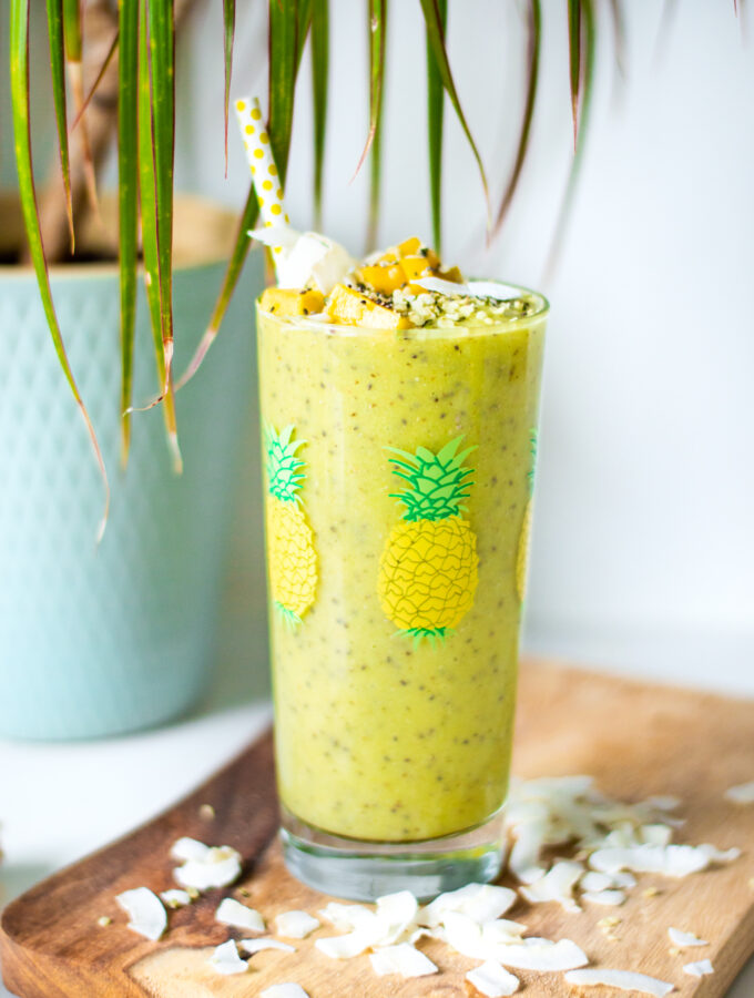recept tropische smoothie met kokoswater en mango © bettyskitchen.nl