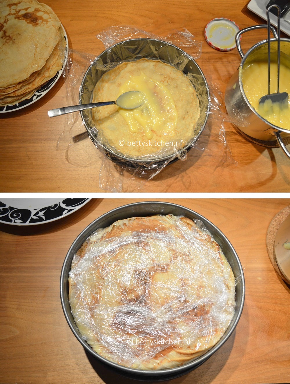 recept Pannenkoekentaart met citroen lemoncurd betty's kitchen