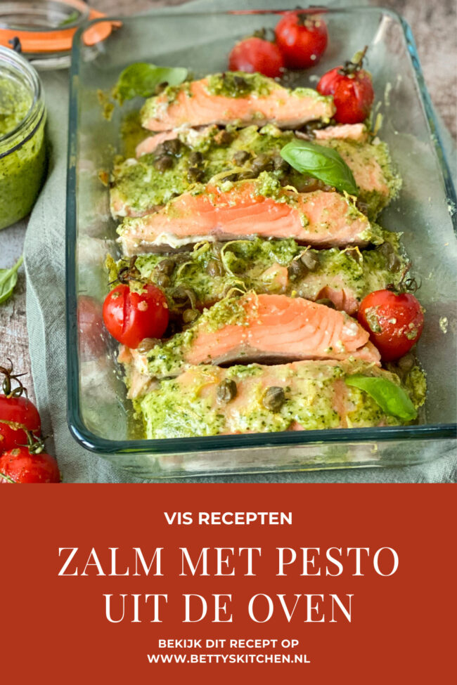 aanvulling Wat Begeleiden Zalm met pesto (uit de oven) | Recept | Betty's Kitchen