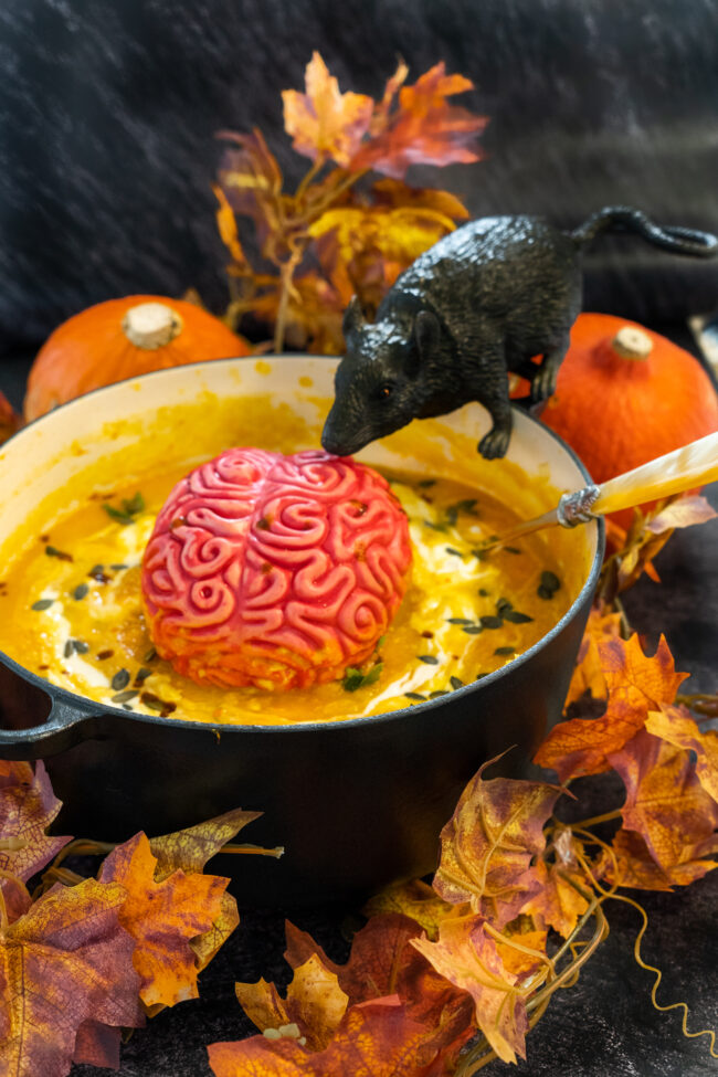 recept halloween pompoensoep met knolselderij © bettyskitchen.nl