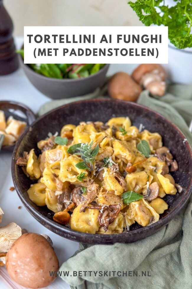 recept tortellini ai funghi © bettyskitchen.nl
