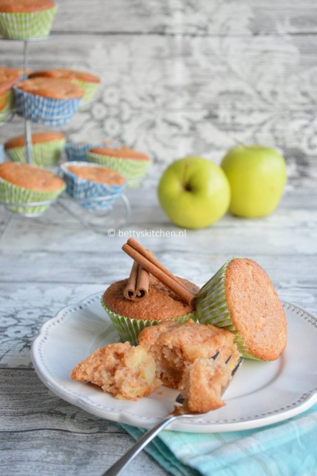 recept appel muffins met karnemelk © bettyskitchen.nl