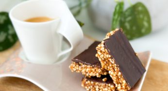 Energierepen met quinoa en chocolade