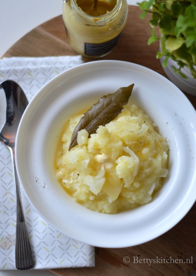recept hete bliksem stamppot met aardappels maken betty's kitchen