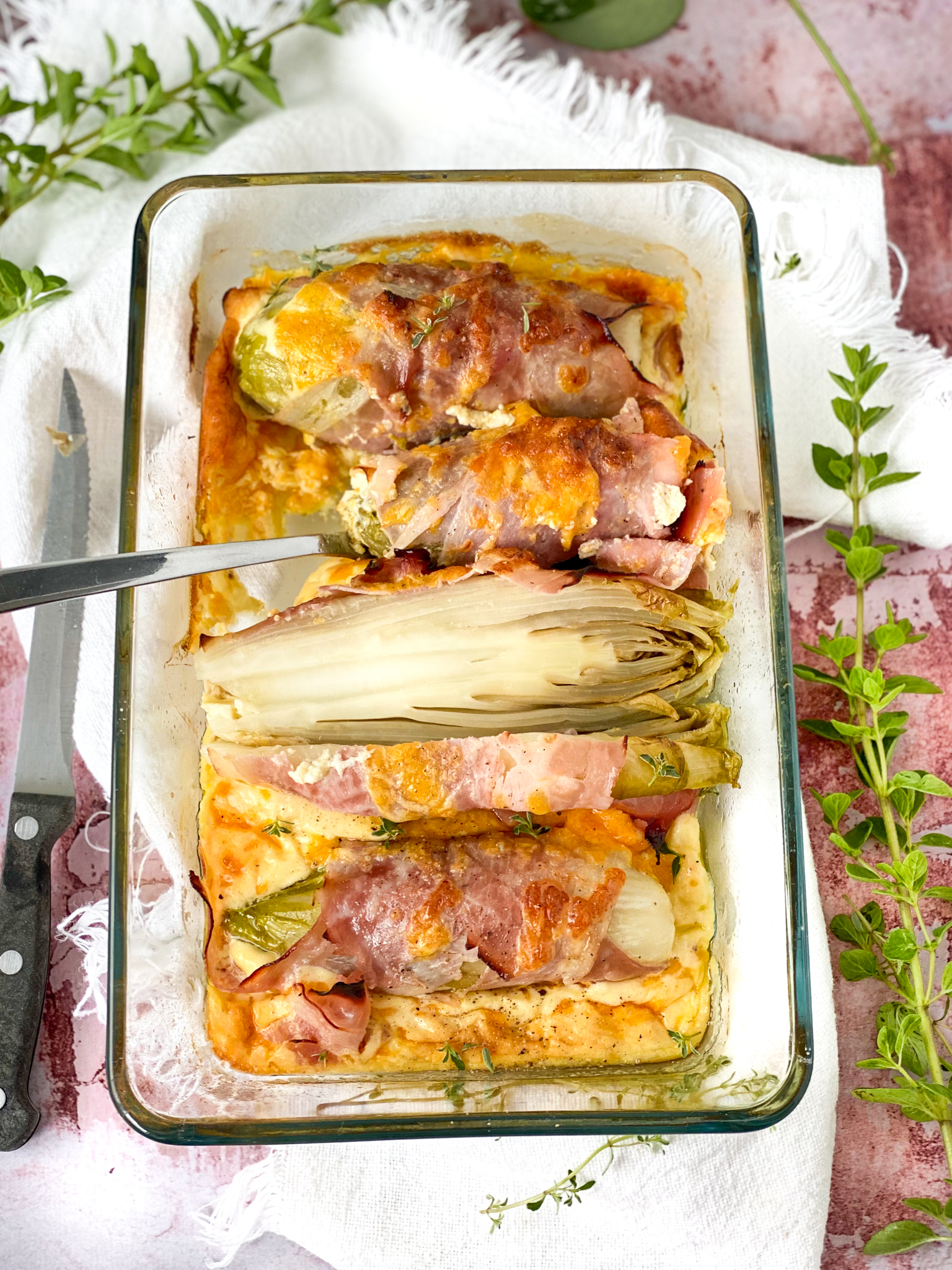 parfum gebruik aanvulling Witlof uit de oven met ham, kaas en ei | Betty's Kitchen Foodblog