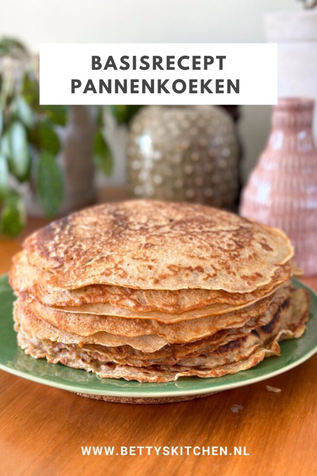 basisrecept voor zelf pannenkoeken bakken © bettyskitchen.nl