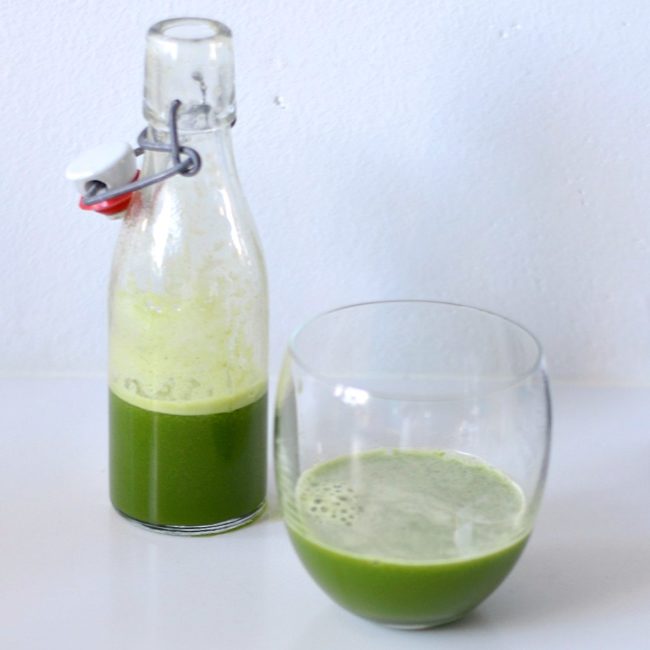 Groene Detox Juice (met spinazie en komkommer)