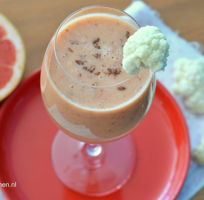 recept bloemkool juice met citrus vruchten smoothie © bettyskitchen.nl