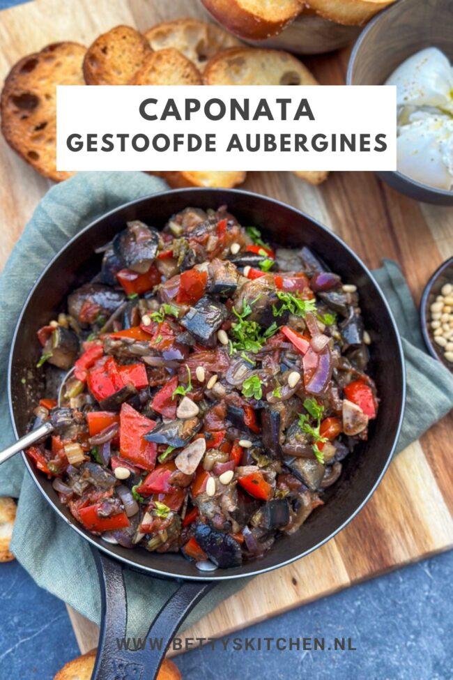 recept caponata gestoofde aubergines © bettyskitchen.nl