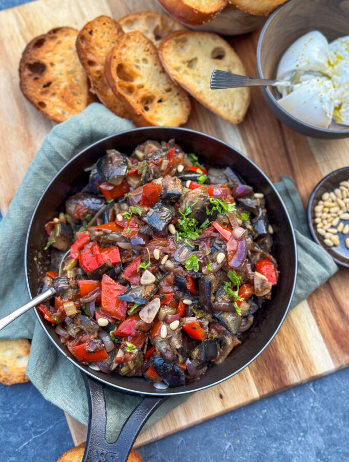 recept caponata gestoofde aubergines © bettyskitchen.nl