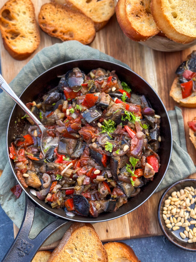 recept caponata gestoofde aubergines © bettyskitchen.nl