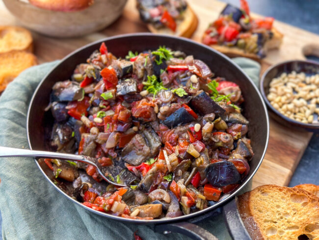 recept caponata gestoofde aubergines © bettyskitchen.nl