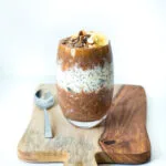 recept overnight oats met chocolade ontbijt