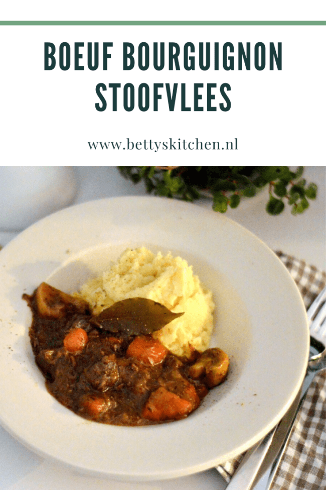 Boeuf Bourgignon (stoofvlees met wijn)