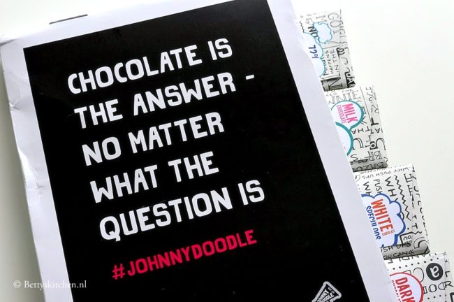 johnny doodle chocolade pakket winactie bettyskitchen 3 jaar