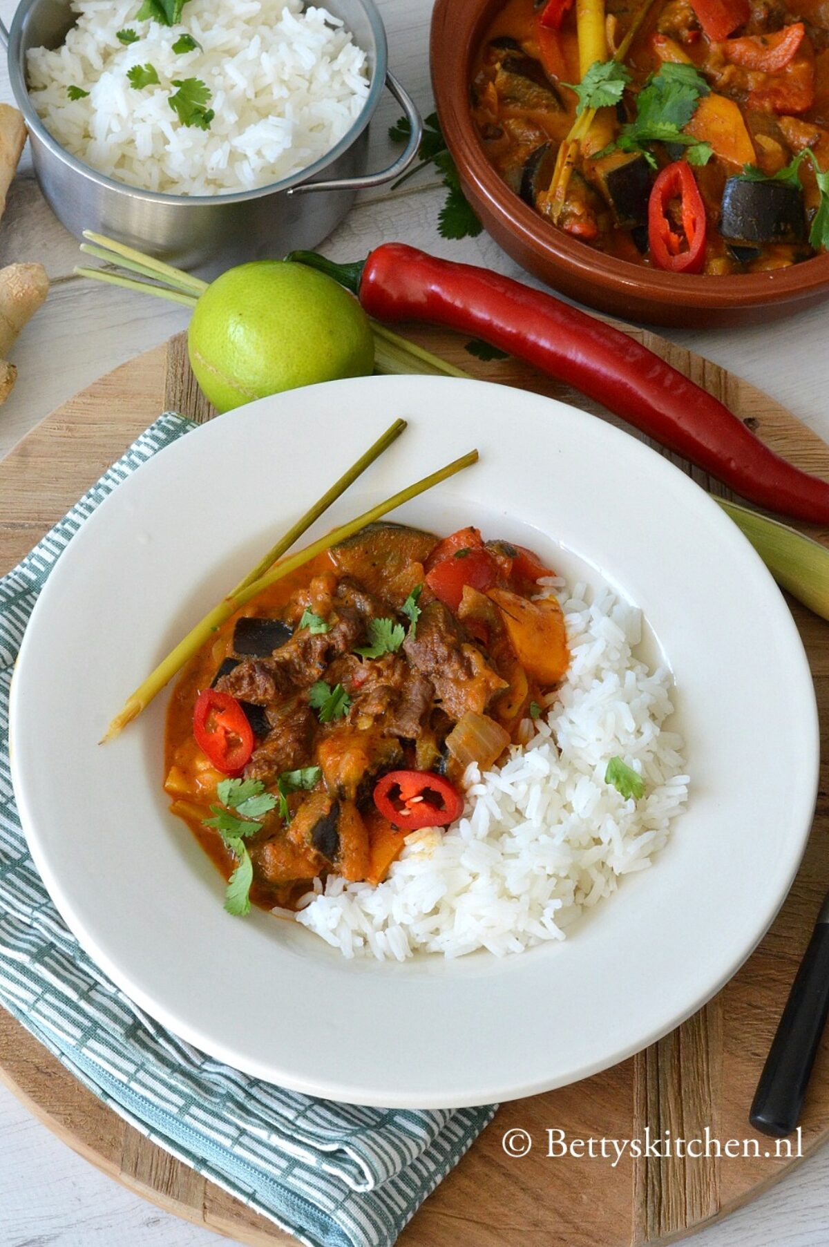 Uithoudingsvermogen wijn sneeuw Thaise Rode Curry met Rundvlees | Betty's Kitchen Foodblog