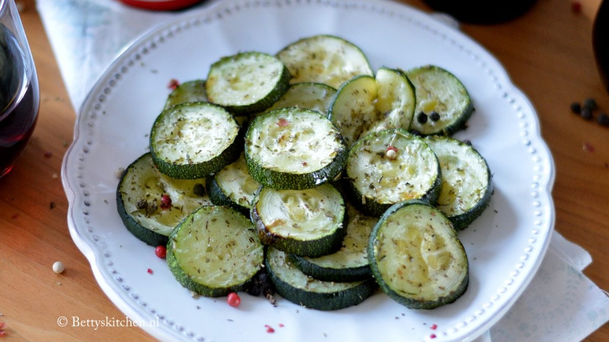 Courgette grillen in de oven | Betty's Kitchen Foodblog Hele Schol van de Barbecue | Betty's Kitchen Foodblog