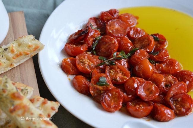 geroosterde tomaten uit de oven maken
