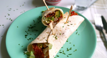 BLT Wraps met frisse yoghurtsaus