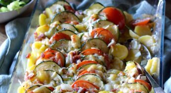 Zwitserse Aardappelschotel met kaas uit de oven