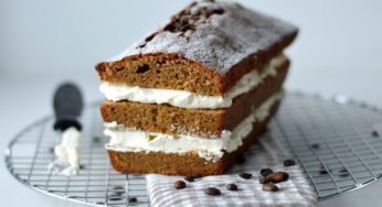 Koffiecake met mascarponeroom