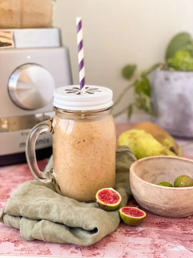 recept najaars smoothie met peer en vijgen © bettyskitchen.nl