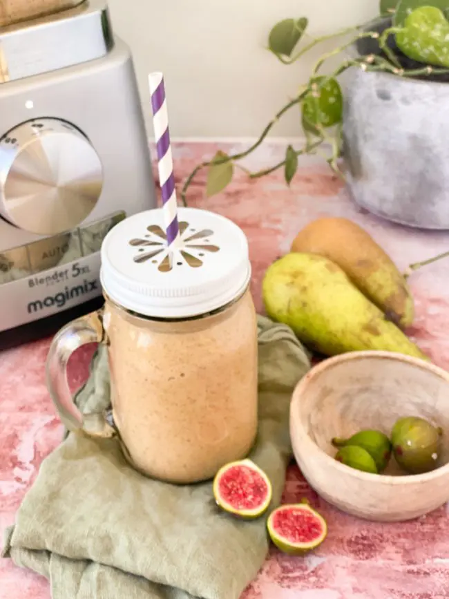 recept najaars smoothie met peer en vijgen © bettyskitchen.nl