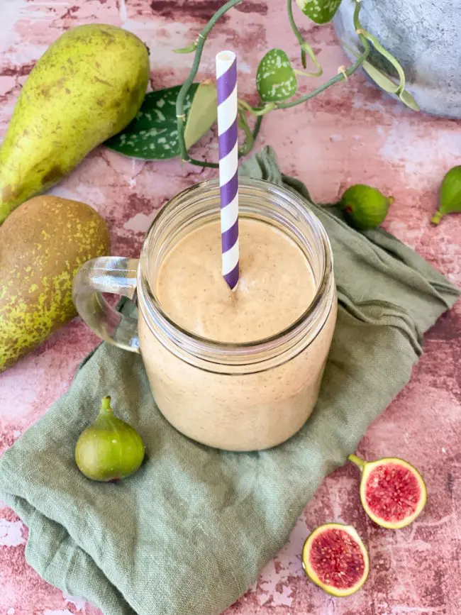 recept najaars smoothie met peer en vijgen © bettyskitchen.nl