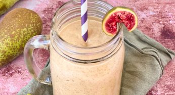 Najaars smoothie met peer en vijgen