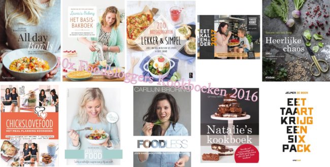 10x foodbloggers kookboeken 2016 voor kerst
