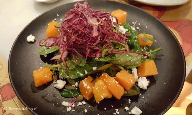 Reisblog: Lekker eten in Barcelona Pompoensalade bij Elsa y Fred