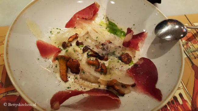 Reisblog: Lekker eten in Barcelona Zoete aardappel-kastanje ravioli bij Elsa y Fred