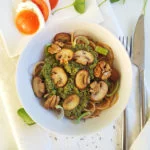 Spaghetti met posteleinpesto