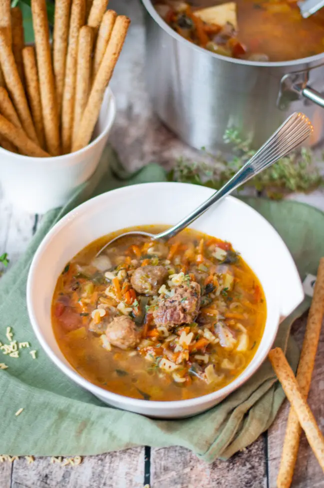 recept groentesoep met balletjes © bettyskitchen.nl
