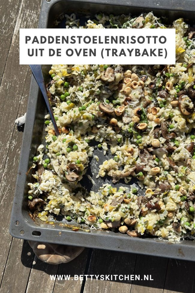 paddenstoelenrisotto uit de oven © bettyskitchen