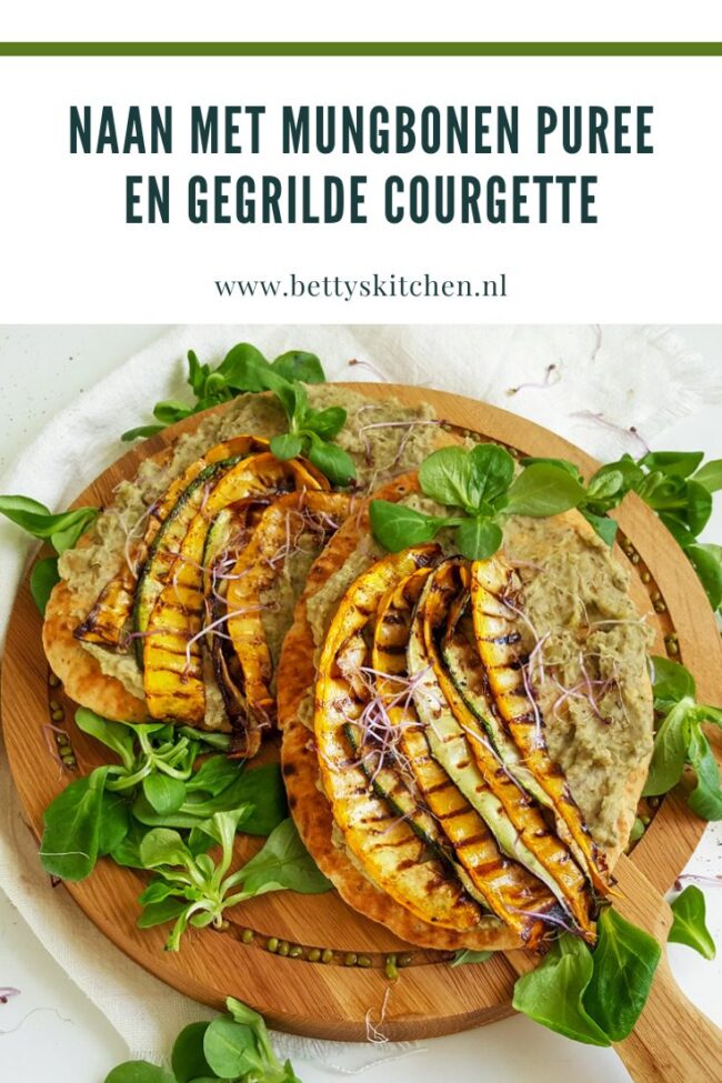 recept naan met mungbonenpuree en gegrilde courgette © bettyskichen.nl