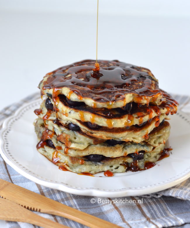 recept blueberry pancakes met karnemelk betty's kitchen