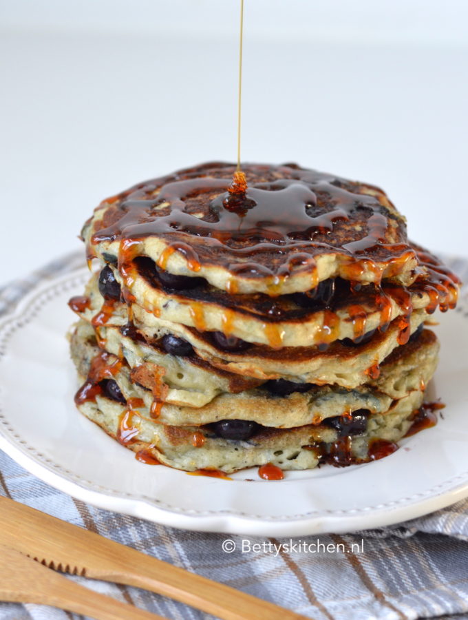 recept blueberry pancakes met karnemelk betty's kitchen