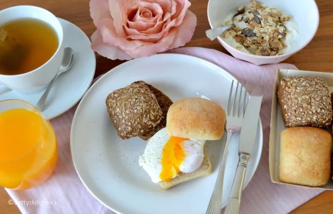 valentijns brunch met een gepocheerd eitje © bettyskitchen
