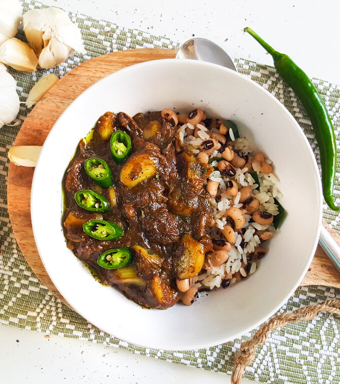 recept knoflookcurry met bonenrijst © bettyskitchen.nl