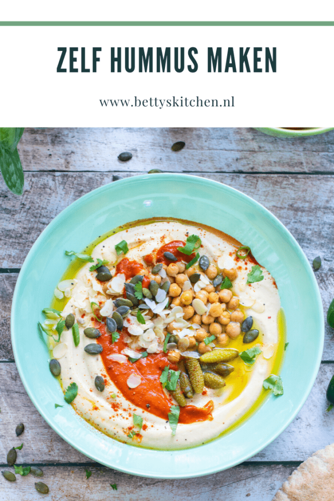 Hummus Kikkererwten Dip Recept Betty S Kitchen Vegan Recepten